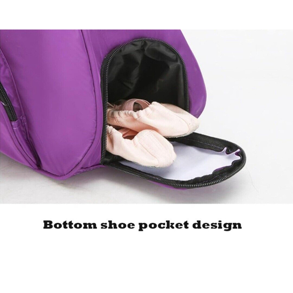 Ballet Dance Duffle Bag for Girls Gymnastics Bag Overnight Weekender Bag New - Picture 5 of 8